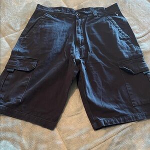 Original Deluxe Navy Blue Cargo Shorts size 32